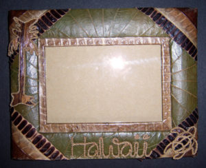 Palm and Turtle Leaf Frame