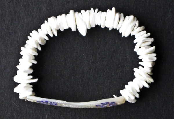 Puka Shell Mother of Pearl ID Bracelets