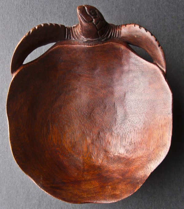 Single Turtle Wooden Bowl