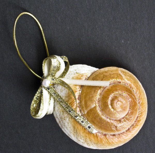 Snail Shell Christmas Ornament