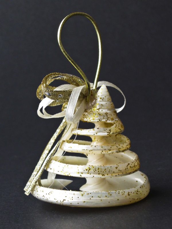 Spiral Cut Trochus Shell Ornament